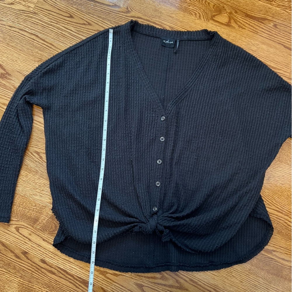UO Out from Under Longsleeve Waffleknit Top - Picture 12 of 13
